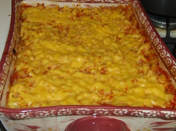 The Finished Mac and cheese